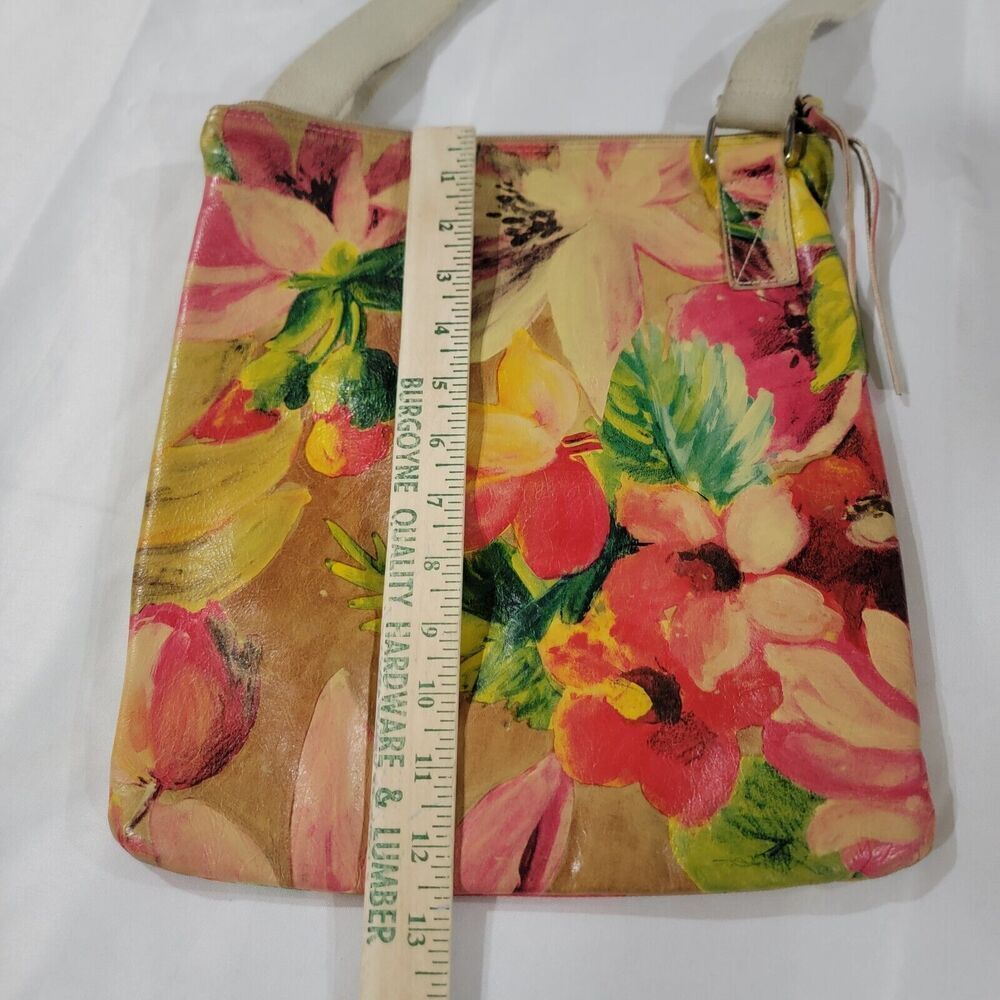 Maurizio Taiuti Tropical Crossbody Bag Purse Adjustable Strap Floral - Picture 7 of 16